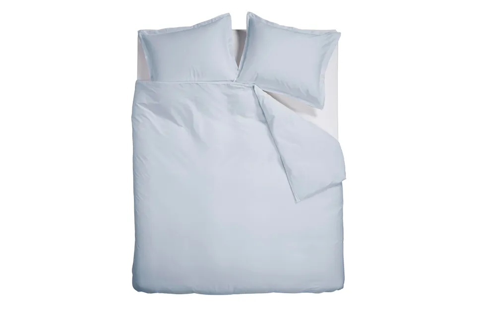 Ambiante Satin Dekbedovertrek Uni Light Blue