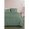 Ambiante Satin Dekbedovertrek Uni Green