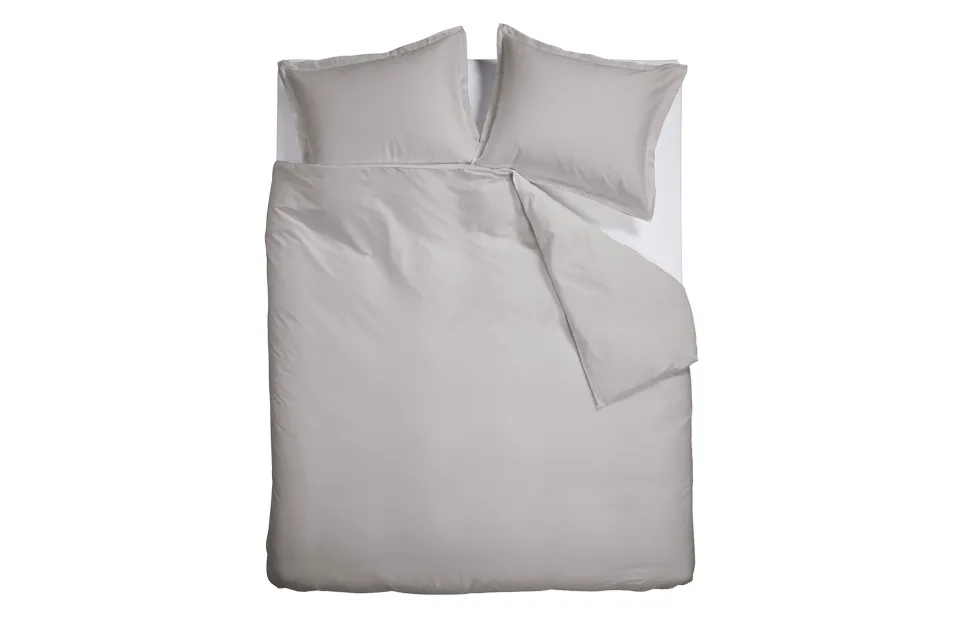 Ambiante Satin Dekbedovertrek Uni Grey