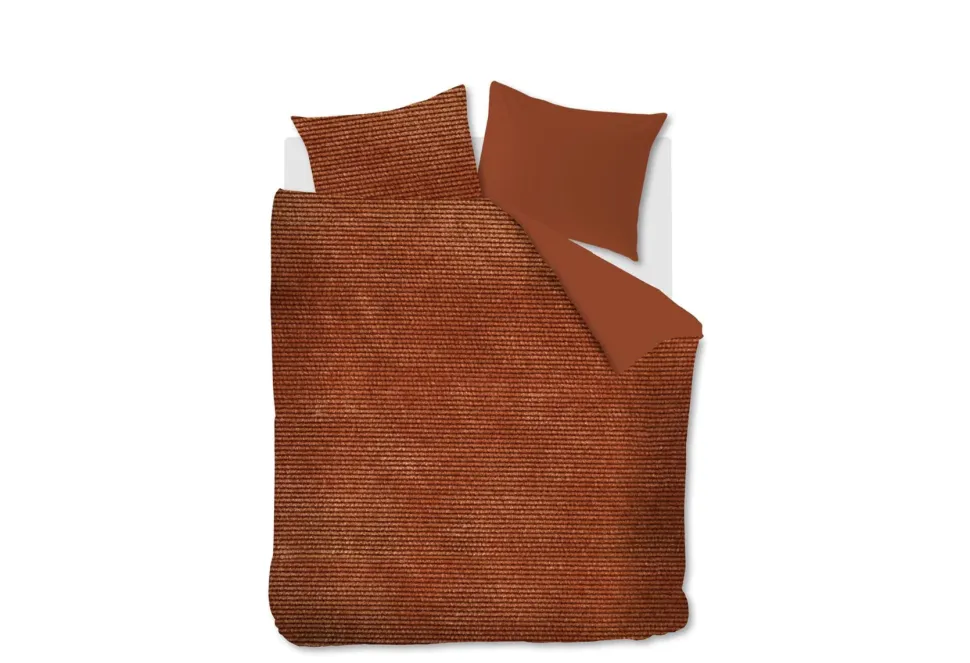 At Home by Beddinghouse Cosy Corduroy Dekbedovertrek Terra