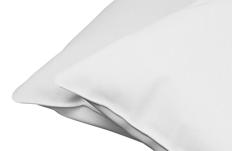 Dixxius Kussenslopen Excellent Percale Katoen White (set van 2)