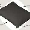 Dixxius Kussenslopen Excellent Percale Katoen Anthracite (set van 2)