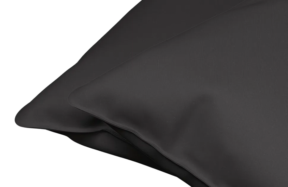 Dixxius Kussenslopen Excellent Percale Katoen Anthracite (set van 2)