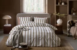vtwonen Fun Stripe Dekbedovertrek Sand