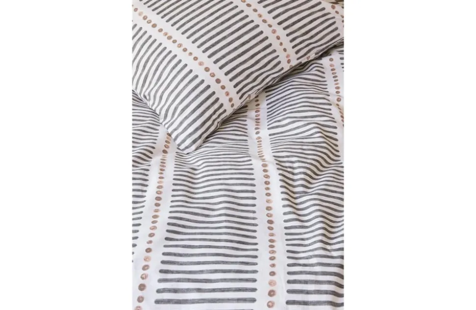 vtwonen Stip en Stripe Dekbedovertrek Blush