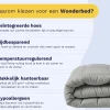 Zelesta Wonderbed Katoen Morning Grey - Dekbed zonder overtrek